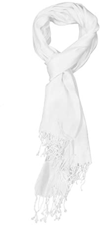 ANDRESLAD 1 Stück Reinweißer Schal Praktischer Batik Schal Aus Baumwolle Praktischer Batik Schal Weißer Schal Aus Baumwolle Baumwollschal DIY Malschal Schal Zum Selbermachen Graffiti Schal