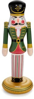 FUNBOY 3.5 FT Giant Inflatable Classic Nutcracker Christmas Decor, Indoor/Outdoor, Weatherproof, Weight Base