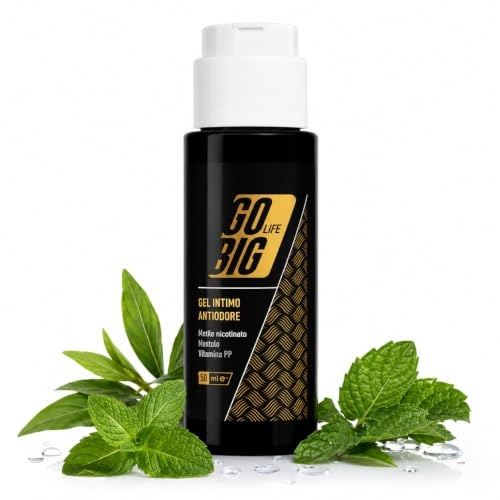 GoBig Life Déodorant Intime en Spray avec Vitamine E | Anti-Odeur, Fraîcheur Longue Durée, Ingrédients Naturels, Pour Peau Sensible