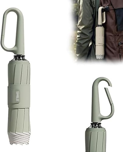 NFDJYDZRMB Kompakter Reise Regenschirm, für Cupra Leon 2012-2020 Herren Und Damen Automatik Taschenschirm,A