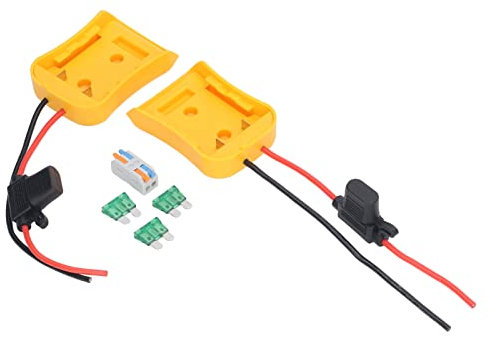 2PCS Battery Adapter with and Wire Terminal Power Tool Lithium Battery Converter