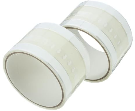 OSALADI 2 Rollen Transparente Getränkebecher Siegelaufkleber Selbstklebende Auslaufsicher Leicht Abziehbar für Verschiedene Getränke pro Platzsparend