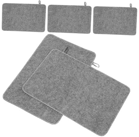 Toyvian 5stücke Filz-saunabodenmatte Wasserabsorbierend Für Trockensaunen Und Dampfsauna-Boden Saunakissen Als Sitzmatte Aus Filz Badezimmerzubehör Für Sauna Und Spa