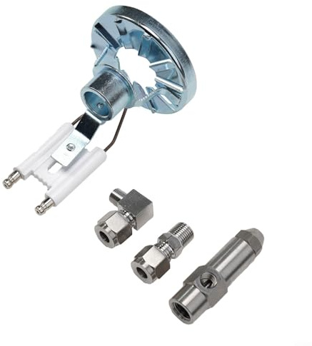 Besttoolifes Ölbrenner-Düse, Edelstahl-Siphon, Zerstäuberkopf für Schweröl, Pflanzenöl, industrielle Heizkessel, Heizung mit 0,8 mm-2 (1,0 mm)