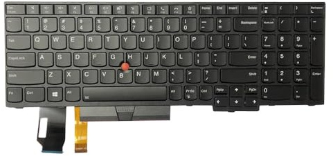 Tastatur (US) Ersatzteil für Lenovo ThinkPad T14 Gen 1 20S0 20S1 20UD 20UE | T15 20S6 20S7, P15s Gen 1 20T4 20T5, T15 Gen 2 20W4 20W5, P15s Gen 2 20W6 20W7 Keyboard
