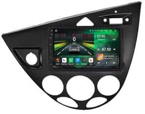 para Ford Fiesta 1995-2001 Focus MK1 1998-2004 Android 14 Radio de Coche 2 DIN 9 Táctil con Carplay BT GPS WiFi Cámara Trasera Pantalla Multimedia-Player(K1 2+32G)