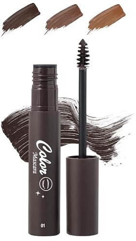 Erinde Getöntes Augenbrauen Gel, Wasserfest & Schweißresistent, Hochpigmentiert, Langanhaltender Halt für Volle und Definierte Brauen, Augenbrauenfarbe mit Weicher Farbwirkung, Augenbrauen Mascara #01