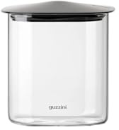 Guzzini Barattolo Rettangolare Fresh & Style 1.000 Ml Vetro Tappo Nero