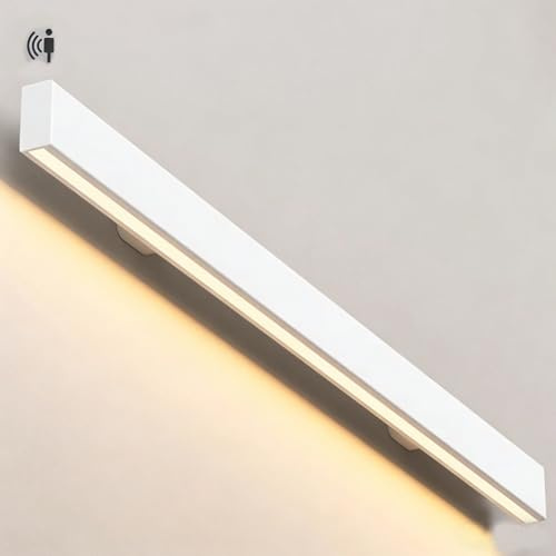 LED-Treppengeländer, Lange Wandleuchte Aus Aluminiumlegierung, Bewegungsaktiviertes Beleuchtungsgeländer, Wandmontiertes Beleuchtetes Geländer(Weiß,3m)
