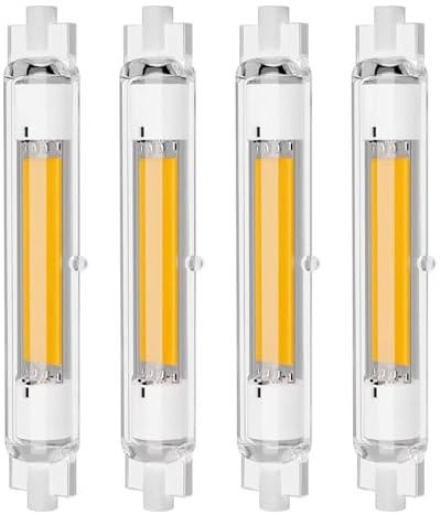 EIMOPE R7S LED 118mm Dimmbar 30w Birne - 30W R7S led 118mm Glühbirne ersatz für 200w 300W Halogen Lampen - Neutralweiß 4000K 3000LM - für Deckenfluter, Leselampen, Kein Flackern, 4er Pack