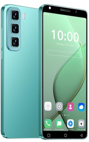 JoyHandy Hot50 Cheap Smartphone, 5.0'' Dual SIM Dual Camera, 16GB ROM 128GB Extension, Android 9.0, Face ID/WiFi/GPS 3G Mobile Phones (Green)