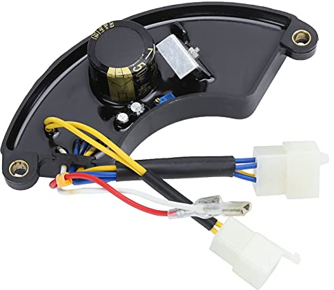 Yosoo Health Gear Generatore AVR Stabilizzatore di Tensione ABS Regolatore Automatico di Tensione 250V 470UF per Generatori a Benzina da 5 a 6,5KW Design Leggero per Uso Agricolo con Pompa Forestale