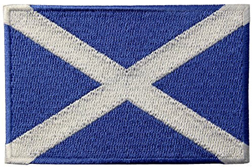 Scotland Flag Scottish National Emblem Embroidered Iron On Sew On Patch