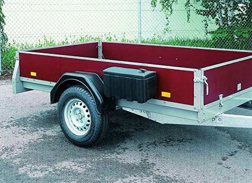 AL-KO- Staubox für PKW-Anhänger • Deckelscharniere an der kurzen Seite