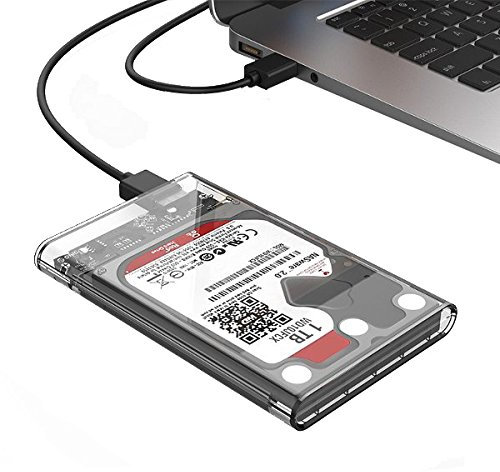 Tutoy 2139U3-Cr 2.5 Pouces Transparent USB 3.0 HDD Disque Dur Boîtier De Stockage