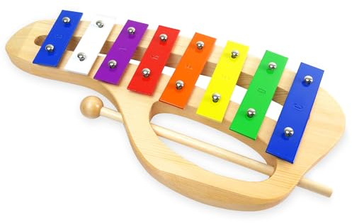 keepdrum KGS-C Kinder-Glockenspiel aus Holz