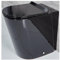 Milano Nero Modern Black Ceramic Back to Wall Toilet WC Soft Close Seat