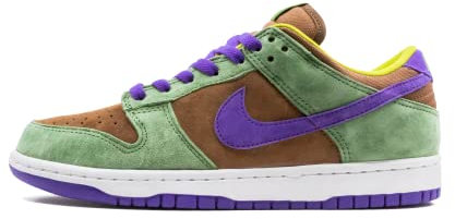 Nike Dunk Low SP Veneer pour homme, Vert/marron/violet, 11.5