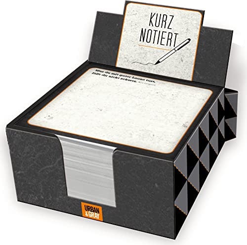 Zettelkästchen: Kurz notiert: Kurz notiert - Zettelbox mit Sprüchen