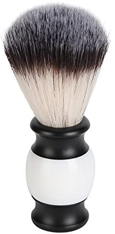 Rasierpinsel, Herren-Bart-Rasierpinsel, Borsten-Rasierpinsel mit Griff aus Aluminiumlegierung, Gesichtsbart-Reinigungs-Rasierwerkzeug für Salon und Zuhause