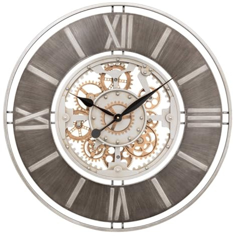Atmosphera Soul Uhr, Metall, goldfarben, Durchmesser 70 cm