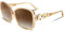 FEISEDY Sonnenbrille Damen Polarisiert Groß Vintage 70er 80er Jahre Brille mit Mit Perleneinlage & UV400 Schutz B2821