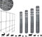 50m ROYSSON Wildzaun verzinkt 27 größen forstzaun gartenzaun drahtzaun 50 m knotengeflecht Tierzaun für Tiere, Nutztiere (150/12/30 x 50m)