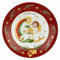 THUN - Piattino dessert Limited Edition 2023 in Porcellana, Linea Desideri di Natale, Ø 20 cm