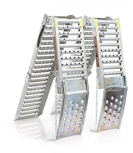 XPOtool Set rampe pieghevoli 2x 800 kg in acciaio 2in1 per carico e manutenzione