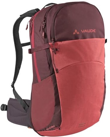 VAUDE Wanderrucksack Wizard Schwarz 24+4, wasserabweisender Rucksack Damen & Herren, komfortabler Trekkingrucksack mit durchdachtem Tragesystem & praktischer Fächeraufteilung