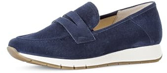 Gabor Damen Slipper, Frauen Slip On,Wechselfußbett,Moderate Mehrweite (G),Slides,Schlupfschuhe,schluepfschuhe,Loafer,Marine,38.5 EU / 5.5 UK