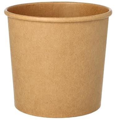 500 Suppenbecher, Pappe rund 760 ml Ø 11,5 cm · 11 cm braun