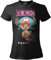Sabor srl Tony Tony Chopper One Piece T-Shirt. Women's Straw Hat T-Shirt. Official Shirt with Front Print., Black, L