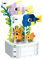 Marine Animals Building Sets, 179 PCS Paracanthurus Hepatus Potted Plant Sea Animal Building Set, Sea Creature Mini Building Kit, Ocean Animal DIY Building Toy Sets, Gifts for Adults and Children (G2)