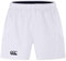 Canterbury Men's Professional 2.0 Shorts | Rugby Shorts | CCC Logo Gym Shorts, White, M