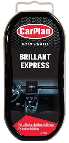 CarPlan Auto Pratic Esponja Brillante Express para Brillar Plásticos Interiores