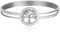 Eigso unisexe en acier inoxydable Arbre de vie bracelet pour les femmes hommes fermeture homard argent manchette bracelet pour femme homme