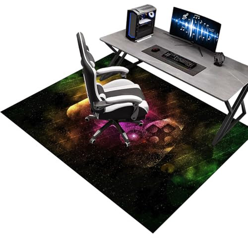 70 x 100 cm Office Gaming Chair Mat - Hard Floor & Carpet Protector, Computer Floor Mat, Office Chair Rug Protector