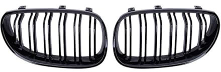 Fuicotto Auto Kühlergitter Auto Front Stoßstange Niere Grille Grill Haube Doppel Linie Racing Grills Für BM&W Für 5 Serie E60 M5 E61 520i 545i 550i 535i 2003-2010