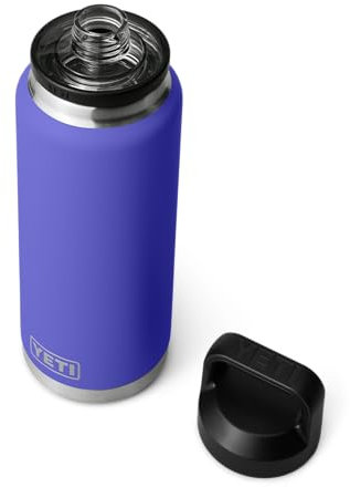 YETI Rambler Bottle Chug, Vaccum Insulated Stainless Steel Bottle with Leakproof Chug Cap, Ultramarine Violet, 36 oz (1065 ml)
