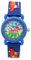 K&L Wall Art Kinderuhr Analog Lernuhr Kinderarmbanduhren für Jungen Mädchen Kinder Armbanduhr (Blau Feuerwehr 3D, Silikon)