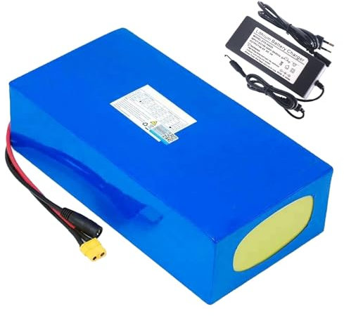 GNIUBBDB 48V 20Ah 13S6P E-Bike Lithium Ion Battery Pack with Charger Built-in BMS Protection Ideal for 1000W Electric Bicycle Motor XT60 Plug
