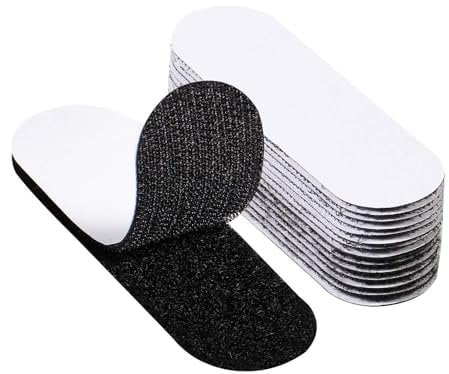 Blendura Strappo Adesivo, Feltro Adesivo Forte Biadesivo 10 Pezzi 3 x 10 cm Autoadesivo Nastro a Strappo, Stretch Adesivo per Pareti,Pavimento,Plastica,Vetri,Metalli