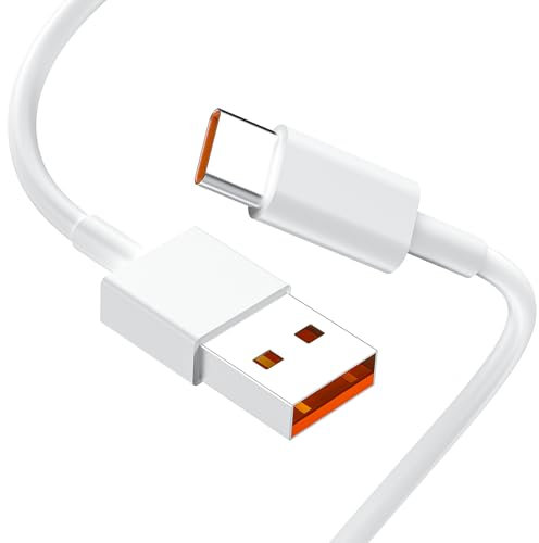 USB C Ladekabel 2m für Xiaomi Redmi Note 15 14 13 12 Pro+ 12S 5G 11pro+ 11S POCO X7 X6 X5, 120W 6A Typ C Kabel USB C Schnellladekabel 90W Turbo Charge Datenkabel für Xiaomi 15 14 13T Pro 12T Pad 7 6