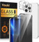 Vauki Verre Trempé Mat pour iPhone 13 Pro Anti Espion avec Protection Caméra Arrière [2+2 Pièces],Dureté 9H Vitre Film écran Mate Anti-Reflet Anti Rayures Anti Spy HD Transparent Matte Protecteur
