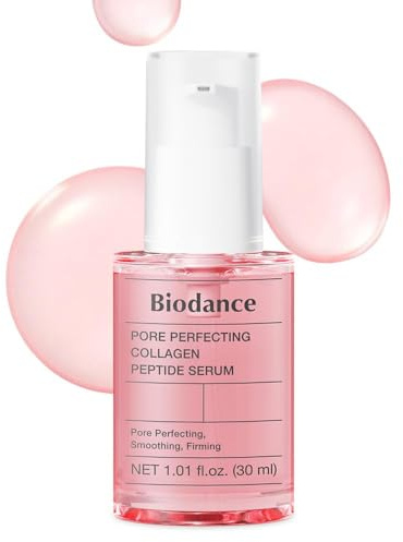 BIODANCE Siero Viso ai Peptidi di Collagene - Perfezionatore Pori, Rassodante e Illuminante - Effetto Rimpolpante e Base Trucco - Skin Care Coreana per Tutti i Tipi di Pelle - 30ml (1.01 fl.oz)