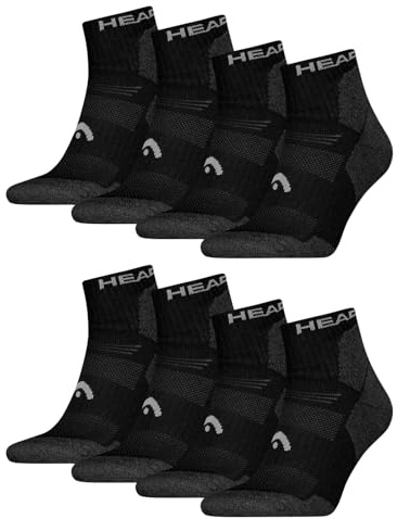 HEAD Unisex Wandersocken Outdoorsocken Hiking All Climates Quarter Socks 4 Paar