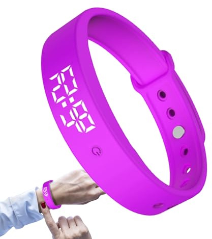 Vibrationsalarm Armband mit Timer | 3 Weckalarme Trinkerinnerung - für Kinder, Jugendliche, Erwachsene, Männer, Frauen, Senioren, Töpfchen, Medikamente, Fitness