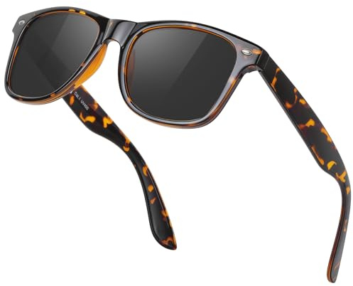 Gtievruo Sonnenbrille Herren Polarisiert Eckig Sonnenbrillen Damen Retro UV400 Schutz für Autofahren Sunglasses Men Woman Designer