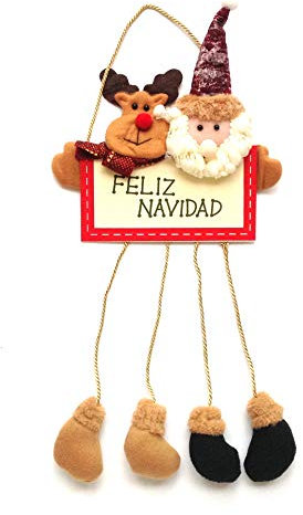 Colgante de Navidad para Puerta Decoración Papá Noel (HC Enterprise-h9196)